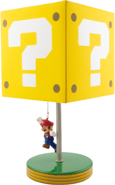 Super Mario Question Block Lamp Collectible Lamp