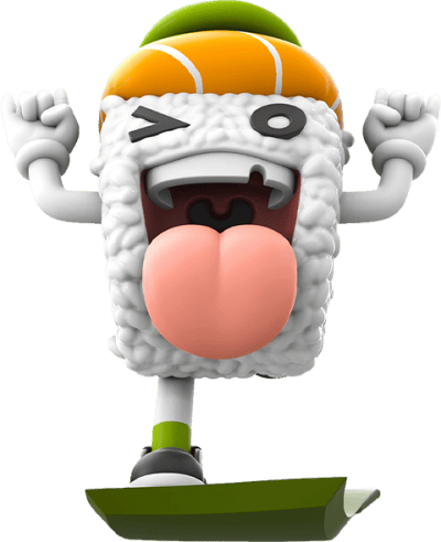 Rock On! Sushi Vinyl Collectible