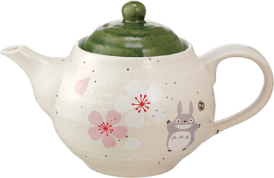 My Neighbor Totoro Sakura (Cherry Blossom) Teapot Studio Ghibli Kitchenware Image