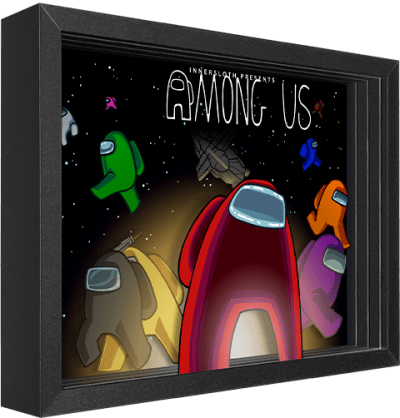 Among Us Shadow box art