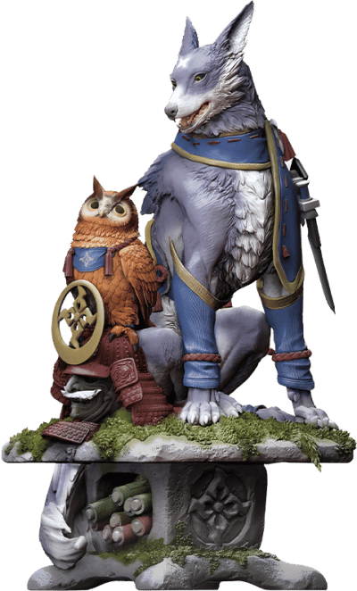 Palamute Creator's Model Collectible Figure