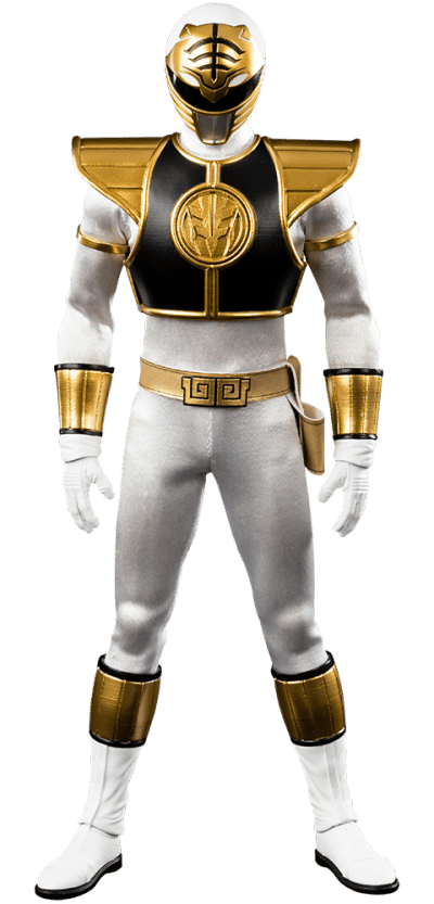 White Ranger Mighty Morphin Power Rangers Sixth Scale Figure Image