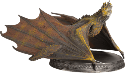 Viserion the Dragon Game of Thrones Figurine Image