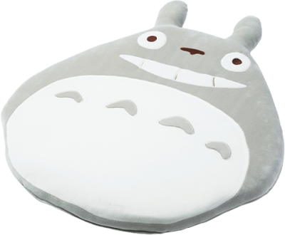 Big Grey Totoro Midday Nap Cushion Studio Ghibli Pillow Image