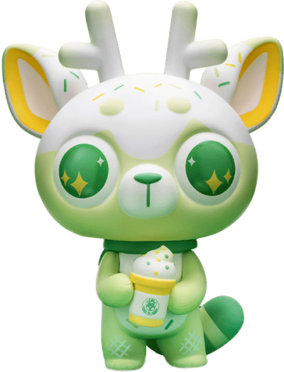 DeerCat Melon Ice Cream Soda Vinyl Collectible