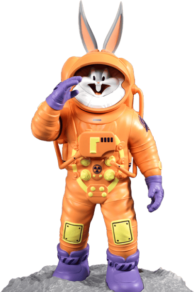 Bugs Bunny Astronaut Statue