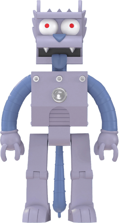 Robot Scratchy Figure