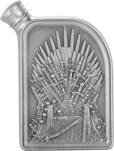 Iron Throne Hip Flask Game of Thrones Collectible Drinkware Image