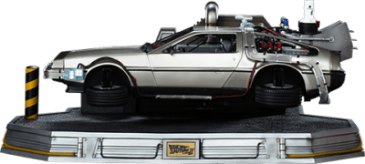 DeLorean Set Regular Version Back to the Future 1:10 Scale Statue Image