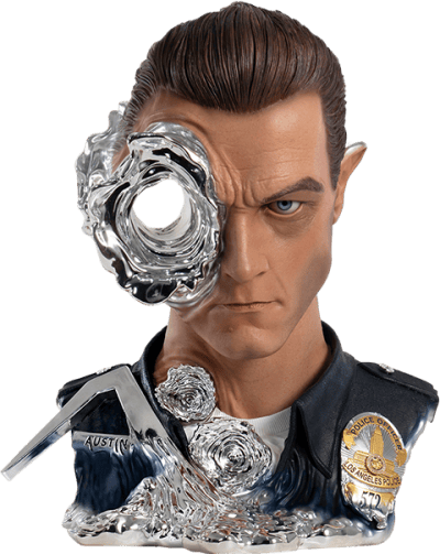 T-1000 Art Mask Life-Size Bust
