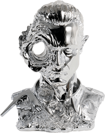 T-1000 Art Mask (Liquid Metal) Life-Size Bust