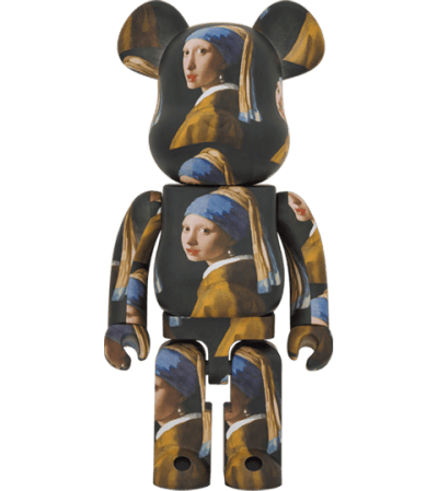 Be@rbrick Johannes Vermeer (Girl with a Pearl Earring) 1000% Bearbrick