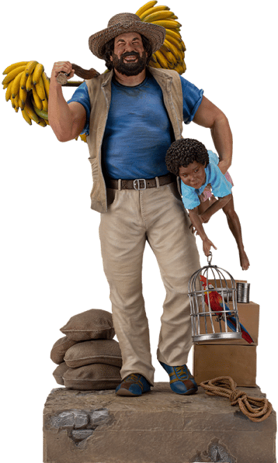Bud Spencer as Banana Joe Statue