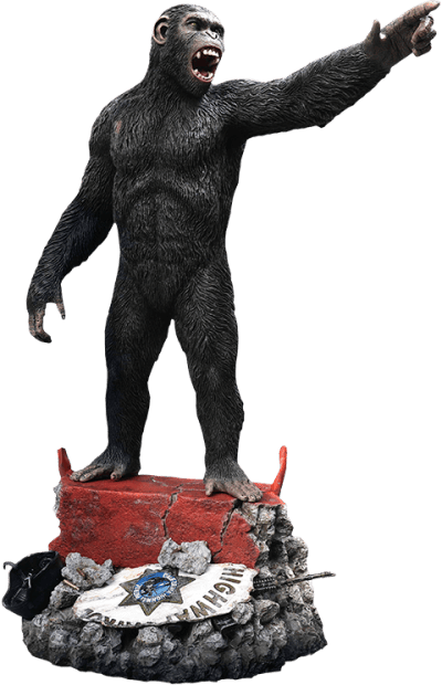 Caesar 2.0 (Deluxe Version) Rise of the Planet of the Apes Statues Image