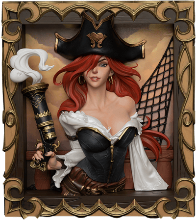 Miss Fortune the Bounty Hunter 3D Photo Frame Miscellaneous Collectibles