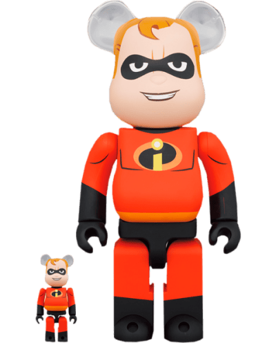 Be@rbrick Mr. Incredible 100% & 400% Bearbrick