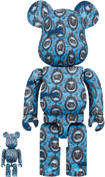 Be@rbrick Robe Japonica Mirror 100% and 400% Set Bearbrick