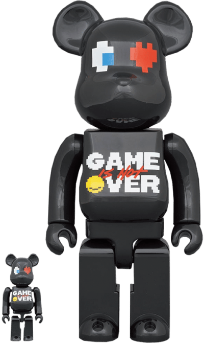 Be@rbrick Pac-Man x Grafflex 100％ and 400％ Set Pac-Man X Grafflex Bearbrick Image