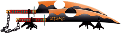 Nichirin Sword (Tengen Uzui) Prop Replica