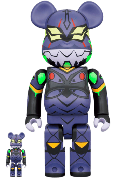 Be@rbrick Evangelion Eva13 (New Paint Ver.) 100% & 400% Bearbrick