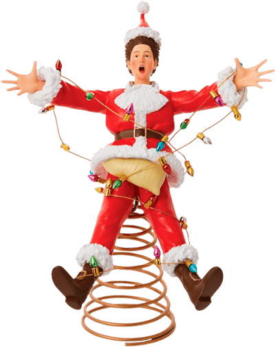 Christmas Vacation Tree Topper Warner Bros. Figurine Image
