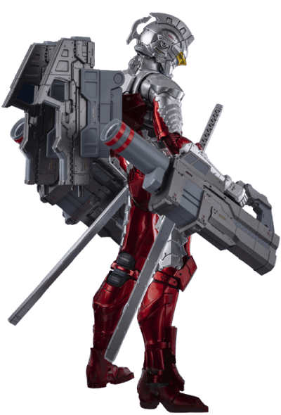 Ultraman Suit Ver7 (Anime Version) Weapon Set Collectible Set
