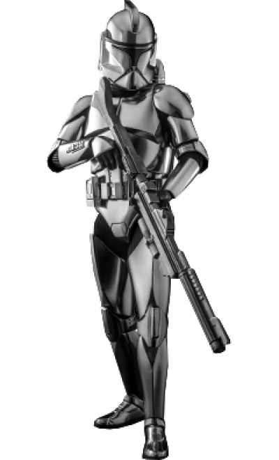 Clone Trooper (Chrome Version) Sixth Scale Figure