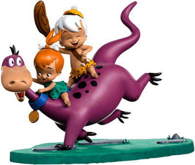 Dino, Pebbles and Bamm-Bamm 1:10 Scale Statue