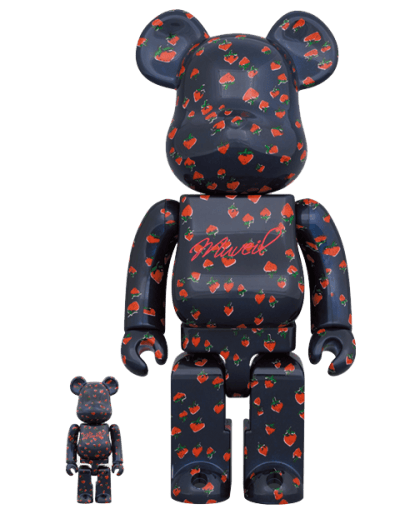 Be@rbrick MUVEIL "Strawberry" 100% & 400% Bearbrick