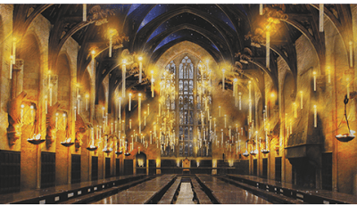 Harry Potter Great Hall Mural Harry Potter Mural Image
