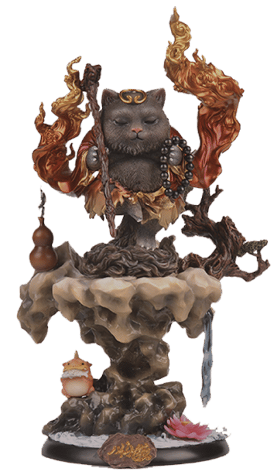 Tieguai Li Cat - Deluxe Version Statue