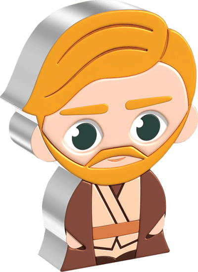 Young Obi-Wan Kenobi 1oz Silver Coin Silver Collectible