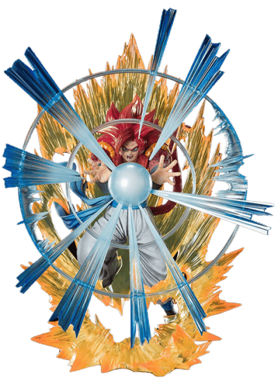 Gogeta Super Saiyan 4 (Saiyan Warrior with Ultimate Power) Statue