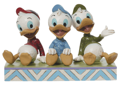 Huey Dewey & Louie Sitting Figurine