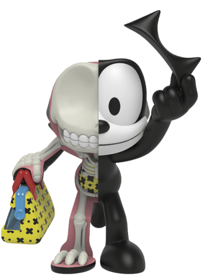 XXRAY Plus: Felix the Cat Felix the Cat Vinyl Collectible Image