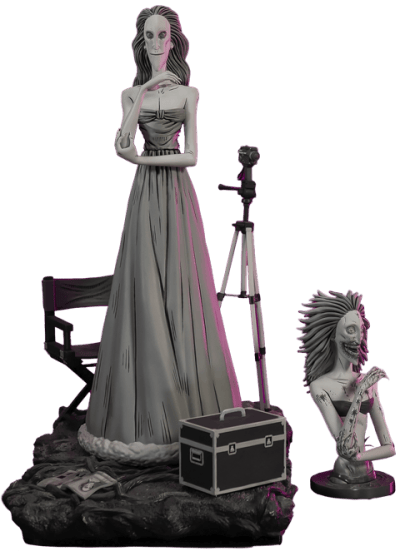 Miss Fuchi (Manga Edition) Statue