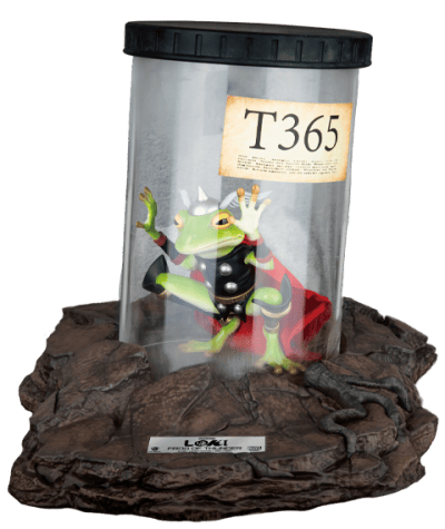 Frog of Thunder Polystone Resin Statue