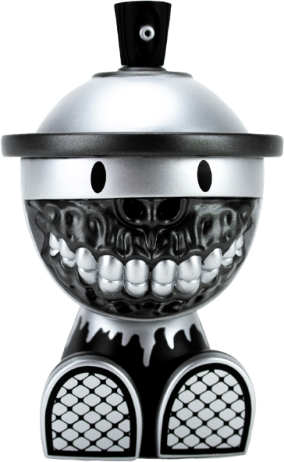 Grinbot Metallic Clutter Studios Collectible Figure Image