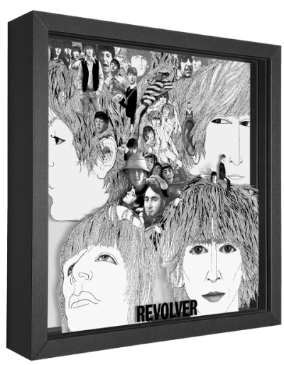 The Beatles Revolver The Beatles Shadow box art Image
