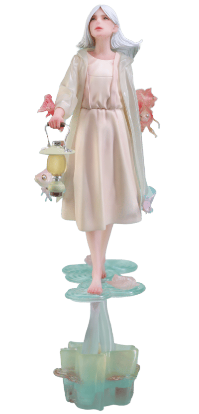 Into the Dark Forest (White) Statue