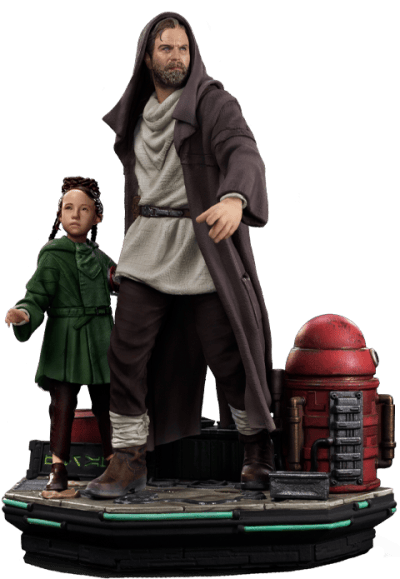 Obi-Wan and Young Leia Deluxe 1:10 Scale Statue