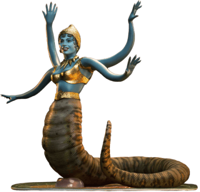 Snake Woman (Naga) Deluxe Statue