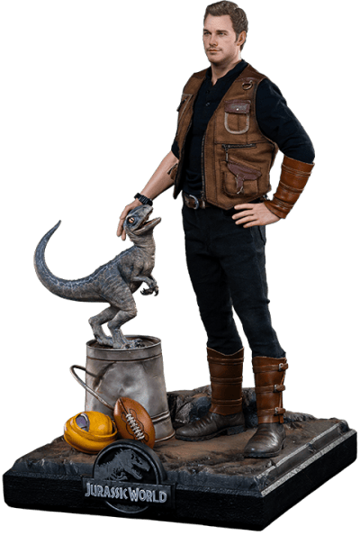 Owen and Baby Blue Quarter Scale Statue