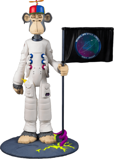 Bored Space Ape #1356 Statue