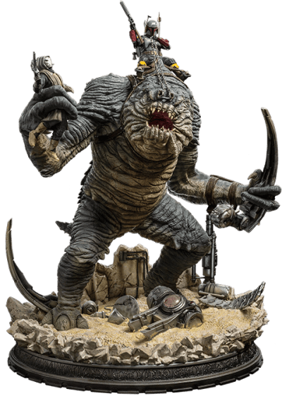 Boba Fett & Rancor Statue