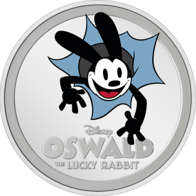 Oswald the Lucky Rabbit 1oz Silver Coin Silver Collectible