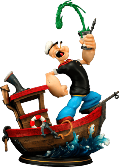 Popeye (Olive Version) Statue