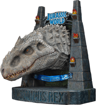Indominus Rex Jurassic World Bust Image