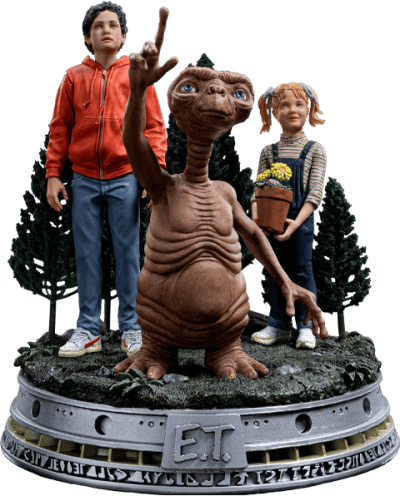 E.T., Elliot, and Gertie Deluxe E.T. The Extra-Terrestrial 1:10 Scale Statue Image