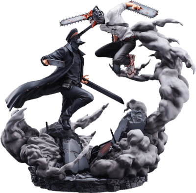 Chainsaw Man vs. Samurai Sword Chainsaw Man Collectible Figure Image